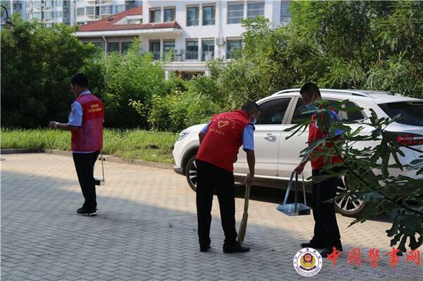 汛救灾暖人心 东营金盾司法学校志愿者服务队