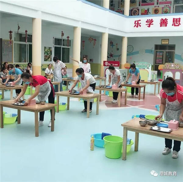 首届澄城县幼儿园保育员专业技能大赛圆满结束