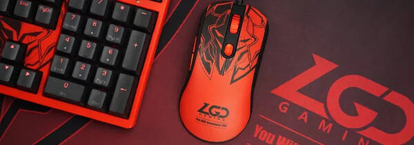 Akko x LGD战队定制TI8限定版外设图赏