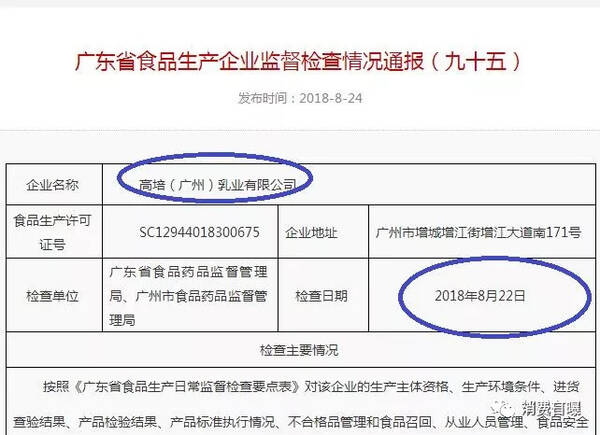 广东食药局责令高培乳业停产,不相信的都来看