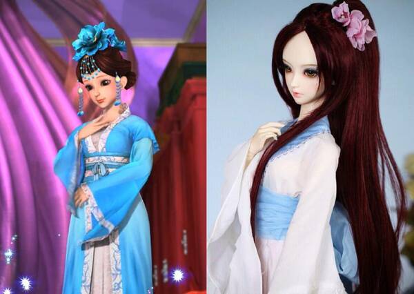 叶罗丽仙子变现实版娃娃后,陈思思风情女子?冰公主温柔女神范儿图片