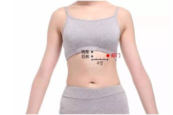 通过按摩期门穴,可以有效的缓解肝脏受损的症状.