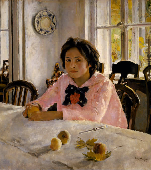 俄国杰出的肖像画家谢洛夫人物油画作品赏析