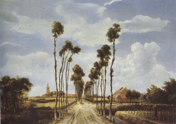 荷兰画家霍贝玛风景油画作品赏析