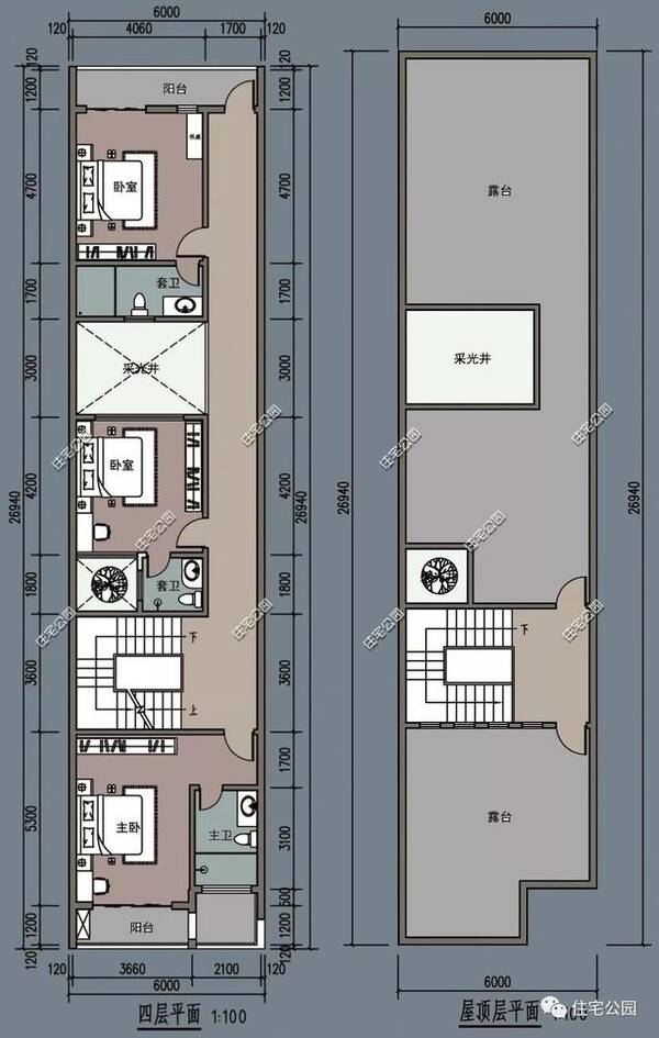 8x12米农村房屋户型图