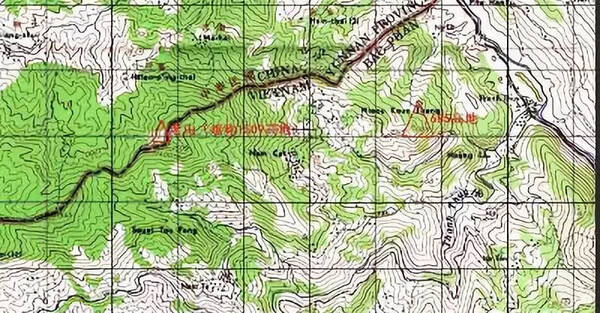巧合的是,中国军队在老山战区使用的军用地图和这张一样,也是美军第27图片