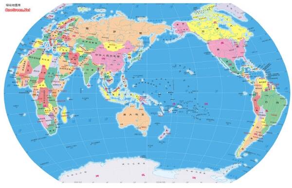 科普:中国是"东方大国",为什么世界地图却把美国画在图片