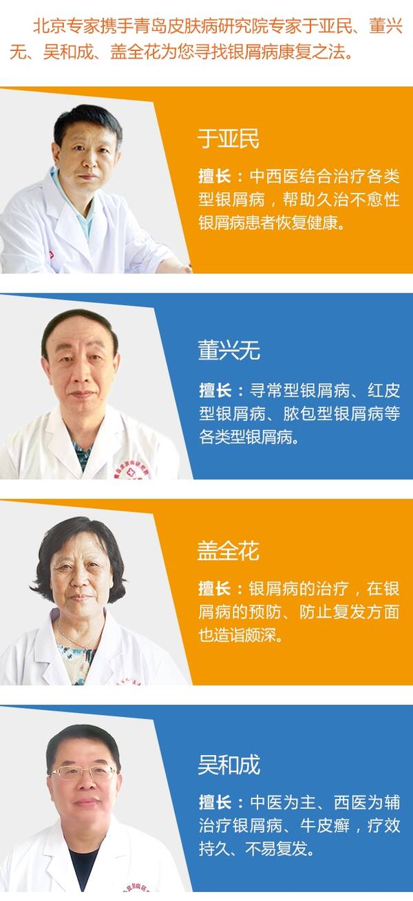 青岛皮肤病研究院特邀北京301医院皮肤科刘军