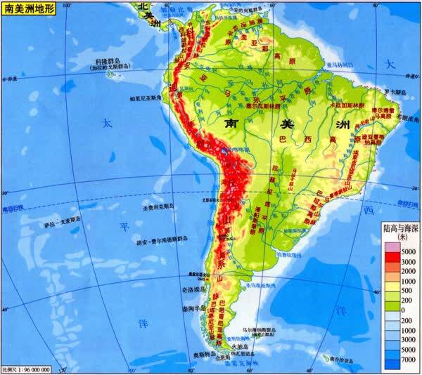 南美洲人口密度_世界的人口世界的人种(2)