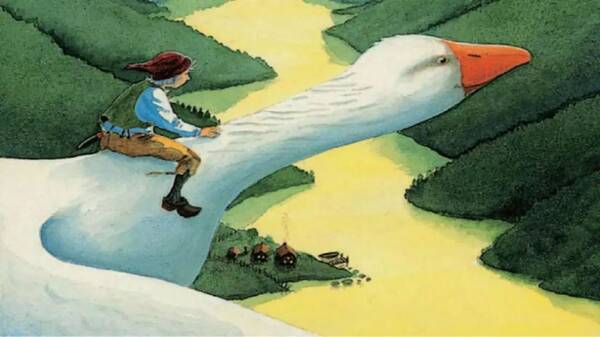 唯一获得诺贝尔奖的童话作品《尼尔斯骑鹅历险记》图片