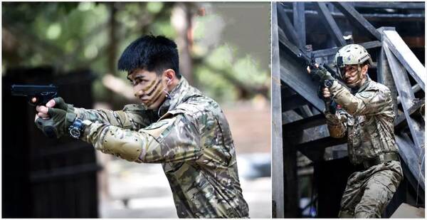 《你和我的倾城时光》金瀚穿迷彩军装的样子