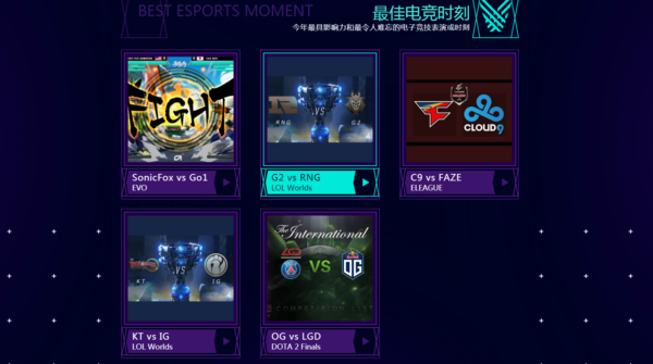 2018最佳电竞选手投票开启,大家会支持Uzi吗?