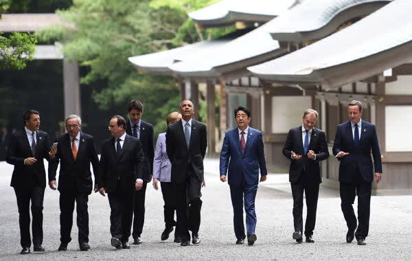 g7峰会通过首脑宣言 提及东海,南海问题