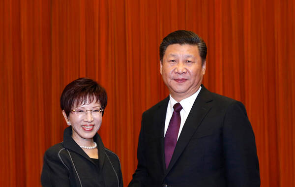 习近平会见洪秀柱 谈了这几点很重要 (组图)