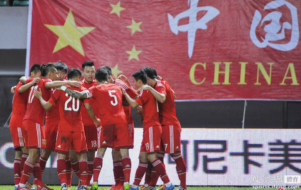 2014年9月9日，黑龙江哈尔滨，2014国际足球友谊赛，中国1-1约旦。上半场比赛郜林创造并亲自主罚命中，下半场84分钟易卜拉欣扳平比分，最终双方1-1结束比赛。