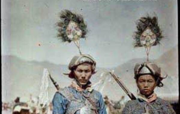 英国摄影师休•理查德森1936年至1950年在拉萨拍摄的彩色照片。（来源：凤凰网历史）