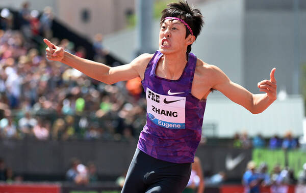 钻石联赛张国伟跳高再创新高 距朱建华纪录1c