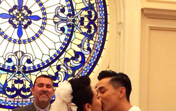 戚薇与李承铉中秋美国大婚 结婚照曝光(图)