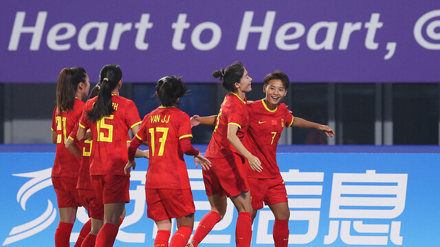 中国女足踢疯了！16球狂胜蒙古