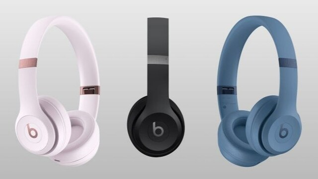 苹果Beats Solo 4耳机渲染图曝光：续航50小时、没有主动降噪