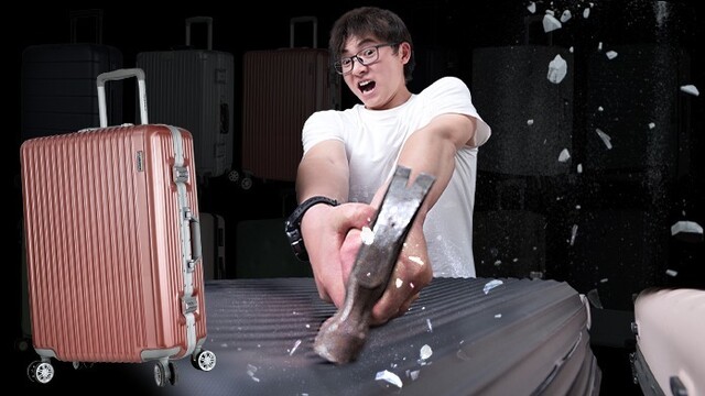 比托运更暴力！摔坏了12款行李箱，哪款带出门最安心？