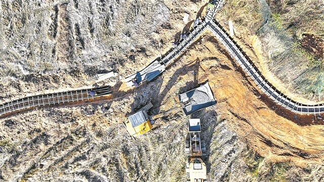 灌区改造项目施工正酣