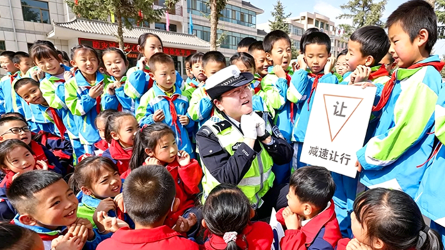 防灾减灾进校园　甘肃张掖娃get技能