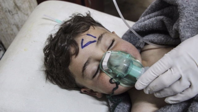 叙利亚遭毒气袭击11名儿童丧生