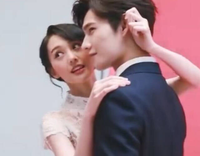 杨洋郑爽合体拍婚纱照