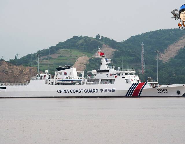 浙江最新入列海警船:056版和万吨大舰同时现身