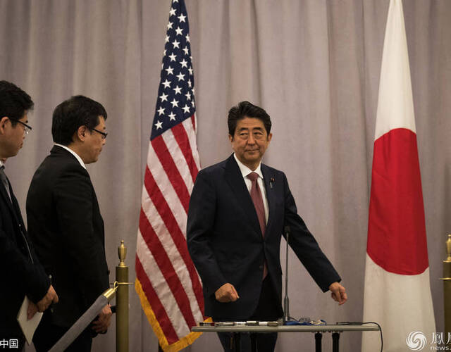 安倍访美被特朗普挤出红地毯,一张图揭开美日同盟关系的真相!图片