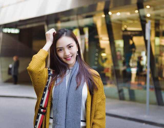 中戏校花陈美林街拍曝光