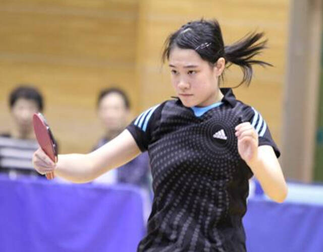 17岁中日混血获世乒赛门票 为乒乓球暂别模特事业