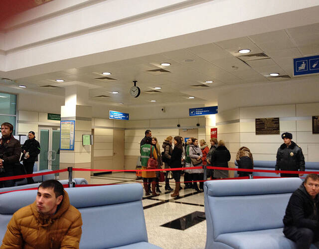 这是11月17日拍摄的俄罗斯喀山机场的照片.新华社发(翟宇昊摄)