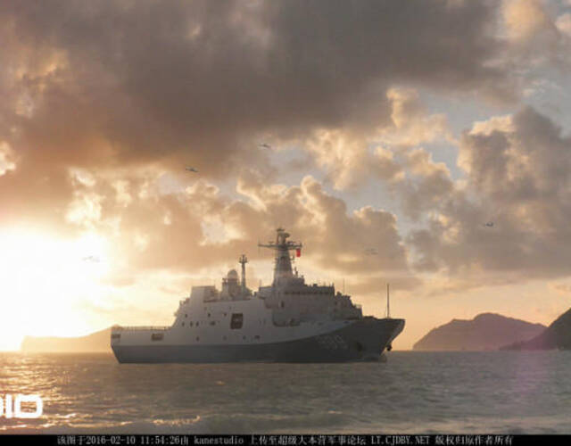 网友制作钓鱼岛大战CG:辽宁舰近距离重创美航