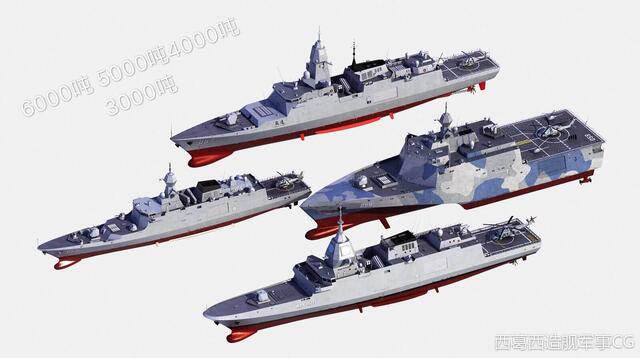 展望中国未来多款新型护卫舰 颜值越来越高 欧