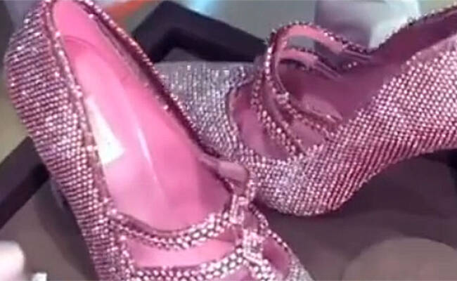 镶10000颗钻石的高跟鞋 价值3000万