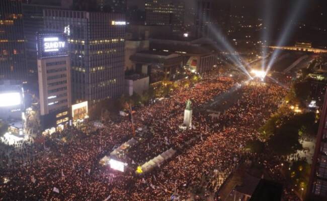 这里是昨夜的韩国首尔