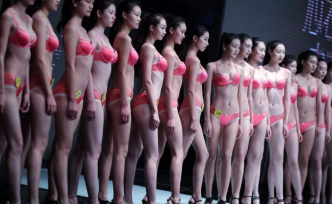 国际内衣超模秀海选现场