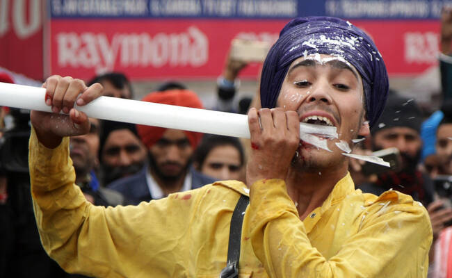 印度教徒武术杂耍纪念宗师