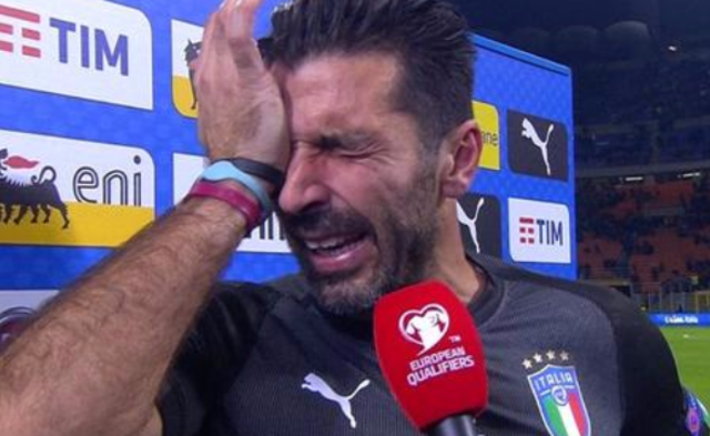 59年后首次无缘世界杯 布冯哭了