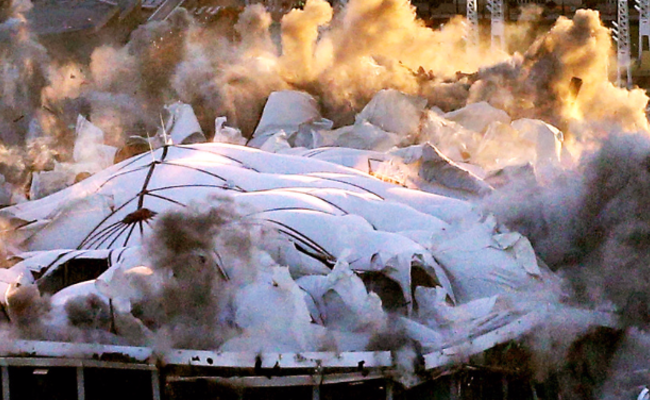 一场用了近2.25吨炸药的爆破