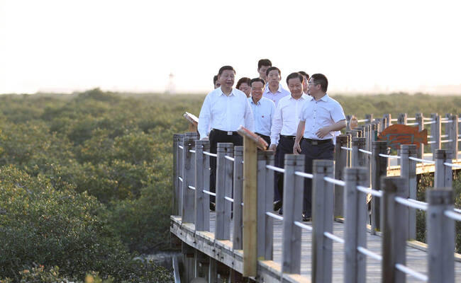 习近平视察北海