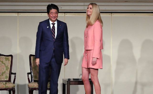 伊万卡与安倍出席“国际女性会议” |组图
