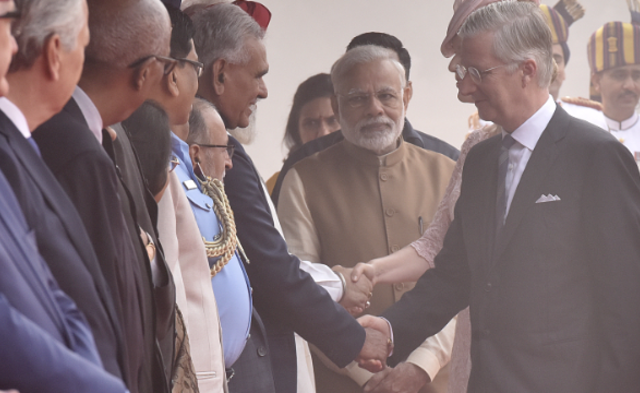 印度空气严重污染 莫迪雾霾中迎接贵宾