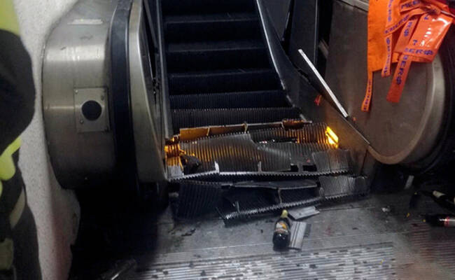 意大利地铁电梯故障 至少20人受伤