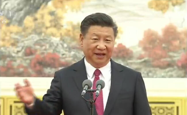 习近平在人民大会堂会见中国奥运代表团