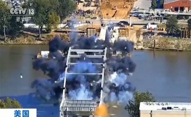 这座百年“危桥”，爆破后屹立不倒