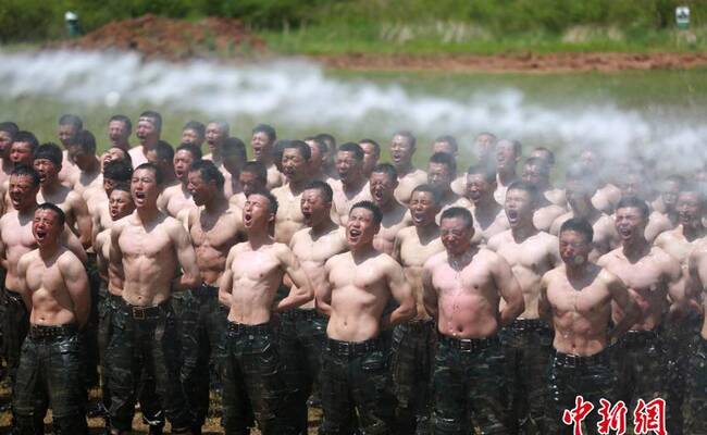 吉林武警特战队员极限训练现场