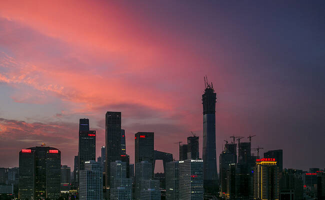 北京晚霞